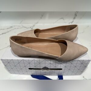 Vegan Leather Pointed Toe Flats